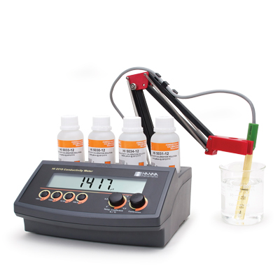 哈納微電腦溫度補償功能電導率EC測定儀HI2315
