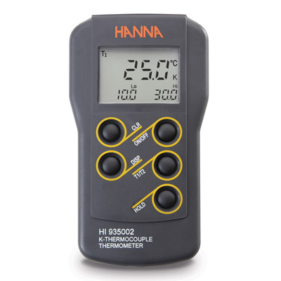 哈納具有背景燈和校準(zhǔn)功能寬范圍溫度測定儀HI935002