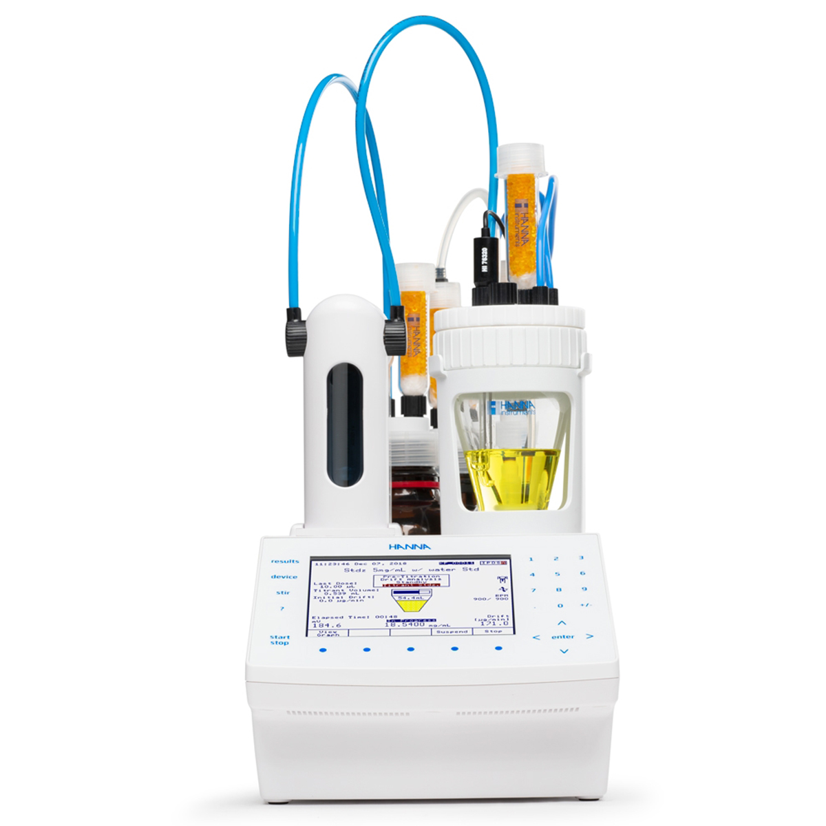 哈納卡爾費(fèi)休容量法【KF】水分滴定儀HI933