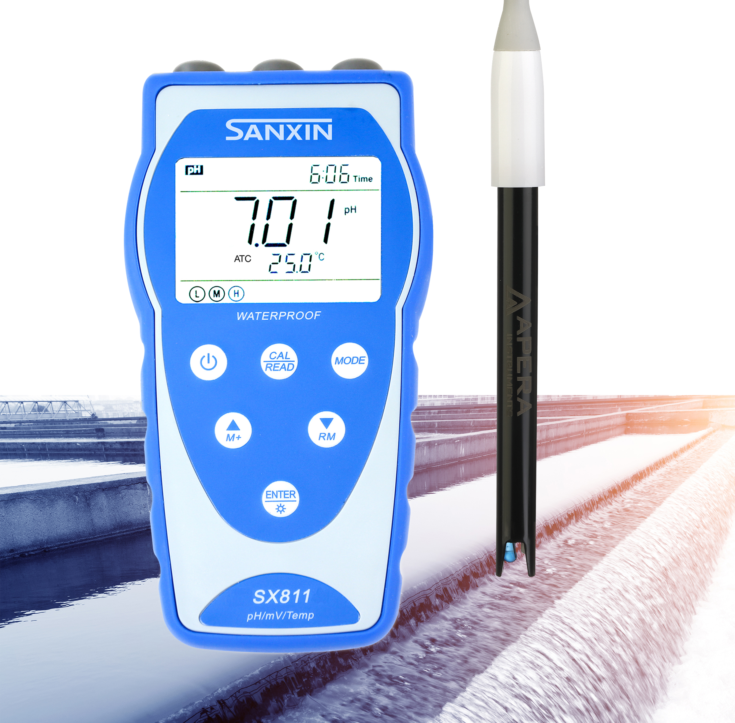 上海三信廢水pH計SX811-WW